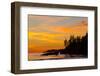 Canada, Pacific Rim National Park Reserve, Sunset from Tsusiat Falls Beach Camp-Jamie And Judy Wild-Framed Photographic Print