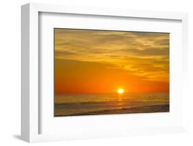 Canada, Pacific Rim National Park Reserve, Sunset from Tsusiat Falls Beach Camp-Jamie And Judy Wild-Framed Photographic Print