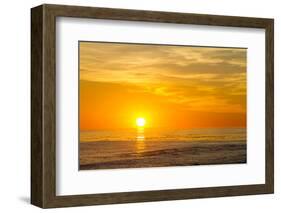 Canada, Pacific Rim National Park Reserve, Sunset from Tsusiat Falls Beach Camp-Jamie And Judy Wild-Framed Photographic Print