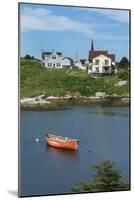 Canada, Peggy's Cove, Nova Scotia, Peaceful and Quiet Famous Harbor with Boats and Homes in Summer-Bill Bachmann-Mounted Photographic Print