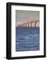 Canada, Prince Edward Island, Borden. Confederation Bridge, on the Northumberland Straight.-Walter Bibikow-Framed Photographic Print