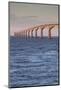 Canada, Prince Edward Island, Borden. Confederation Bridge, on the Northumberland Straight.-Walter Bibikow-Mounted Photographic Print