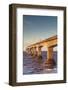 Canada, Prince Edward Island, Borden. Confederation Bridge, on the Northumberland Straight.-Walter Bibikow-Framed Photographic Print