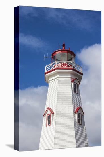 Canada, Prince Edward Island, East Point Lighthouse.-Walter Bibikow-Stretched Canvas