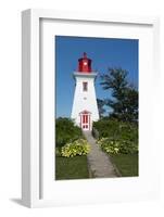 Canada, Prince Edward Island, Victoria, Beautiful Old Lighthouse Called Victoria Seaport Lighthouse-Bill Bachmann-Framed Photographic Print