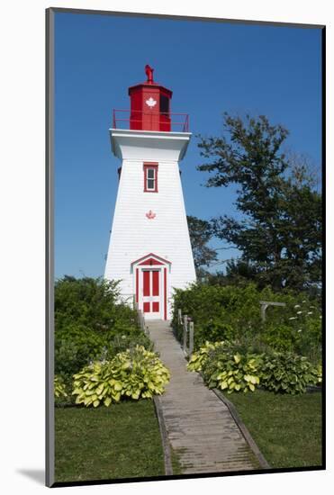 Canada, Prince Edward Island, Victoria, Beautiful Old Lighthouse Called Victoria Seaport Lighthouse-Bill Bachmann-Mounted Photographic Print