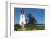 Canada, Prince Edward Island, Victoria, Beautiful Old Lighthouse Called Victoria Seaport Lighthouse-Bill Bachmann-Framed Photographic Print