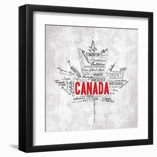 Canada Provinces-OnRei-Framed Art Print