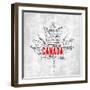 Canada Provinces-OnRei-Framed Art Print