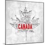 Canada Provinces-OnRei-Mounted Art Print