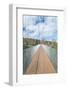 Canada, Quebec, Coaticook, Parc De La Gorge, Suspension Bridge-Rob Tilley-Framed Photographic Print