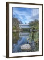 Canada, Quebec, Eastern Townships, Milby Covered Bridge-Rob Tilley-Framed Photographic Print