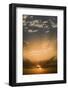 Canada, Quebec. God rays at sunset.-Jaynes Gallery-Framed Photographic Print