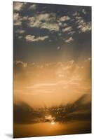 Canada, Quebec. God rays at sunset.-Jaynes Gallery-Mounted Premium Photographic Print