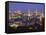 Canada, Quebec, Montreal, Downtown from Mount Royal Park or Parc Du Mont-Royal-Alan Copson-Framed Stretched Canvas