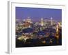 Canada, Quebec, Montreal, Downtown from Mount Royal Park or Parc Du Mont-Royal-Alan Copson-Framed Photographic Print