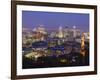 Canada, Quebec, Montreal, Downtown from Mount Royal Park or Parc Du Mont-Royal-Alan Copson-Framed Photographic Print