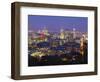 Canada, Quebec, Montreal, Downtown from Mount Royal Park or Parc Du Mont-Royal-Alan Copson-Framed Photographic Print