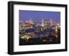 Canada, Quebec, Montreal, Downtown from Mount Royal Park or Parc Du Mont-Royal-Alan Copson-Framed Photographic Print