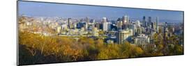 Canada, Quebec, Montreal, Downtown Montreal-Alan Copson-Mounted Photographic Print