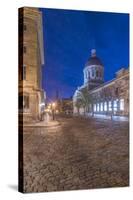 Canada, Quebec, Montreal, Old Montreal at Dawn-Rob Tilley-Stretched Canvas