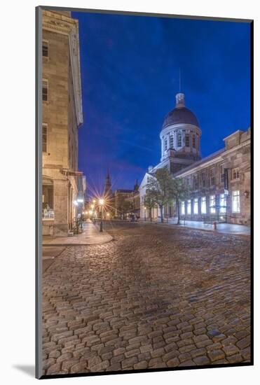 Canada, Quebec, Montreal, Old Montreal at Dawn-Rob Tilley-Mounted Photographic Print