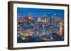 Canada, Quebec, Montreal, Oratory of Saint Joseph, Elevated City View from Mount Royal Park-Walter Bibikow-Framed Photographic Print