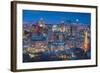 Canada, Quebec, Montreal, Oratory of Saint Joseph, Elevated City View from Mount Royal Park-Walter Bibikow-Framed Photographic Print