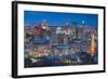 Canada, Quebec, Montreal, Oratory of Saint Joseph, Elevated City View from Mount Royal Park-Walter Bibikow-Framed Photographic Print