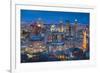 Canada, Quebec, Montreal, Oratory of Saint Joseph, Elevated City View from Mount Royal Park-Walter Bibikow-Framed Photographic Print