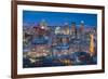 Canada, Quebec, Montreal, Oratory of Saint Joseph, Elevated City View from Mount Royal Park-Walter Bibikow-Framed Photographic Print