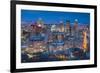 Canada, Quebec, Montreal, Oratory of Saint Joseph, Elevated City View from Mount Royal Park-Walter Bibikow-Framed Photographic Print