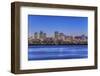 Canada, Quebec, Montreal, Skyline and St. Lawrence River-Rob Tilley-Framed Photographic Print