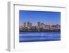 Canada, Quebec, Montreal, Skyline and St. Lawrence River-Rob Tilley-Framed Photographic Print