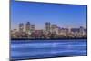 Canada, Quebec, Montreal, Skyline and St. Lawrence River-Rob Tilley-Mounted Photographic Print