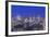 Canada, Quebec, Montreal, Skyline at Twilight-Rob Tilley-Framed Photographic Print