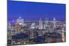 Canada, Quebec, Montreal, Skyline at Twilight-Rob Tilley-Mounted Photographic Print