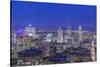 Canada, Quebec, Montreal, Skyline at Twilight-Rob Tilley-Stretched Canvas