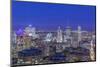 Canada, Quebec, Montreal, Skyline at Twilight-Rob Tilley-Mounted Photographic Print