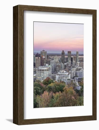 Canada, Quebec, Montreal, Sunset on Mount Royal-Rob Tilley-Framed Photographic Print