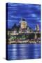 Canada, Quebec, Quebec City at Twilight-Rob Tilley-Stretched Canvas