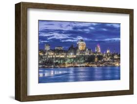 Canada, Quebec, Quebec City at Twilight-Rob Tilley-Framed Photographic Print