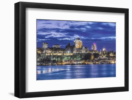 Canada, Quebec, Quebec City at Twilight-Rob Tilley-Framed Photographic Print