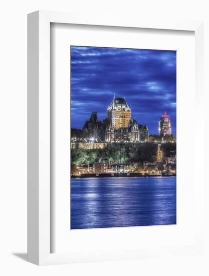 Canada, Quebec, Quebec City at Twilight-Rob Tilley-Framed Photographic Print