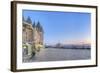 Canada, Quebec, Quebec City, Dufferin Terrace at Dawn-Rob Tilley-Framed Photographic Print