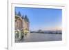 Canada, Quebec, Quebec City, Dufferin Terrace at Dawn-Rob Tilley-Framed Photographic Print