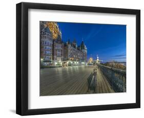 Canada, Quebec, Quebec City, Dufferin Terrace at Dawn-Rob Tilley-Framed Photographic Print