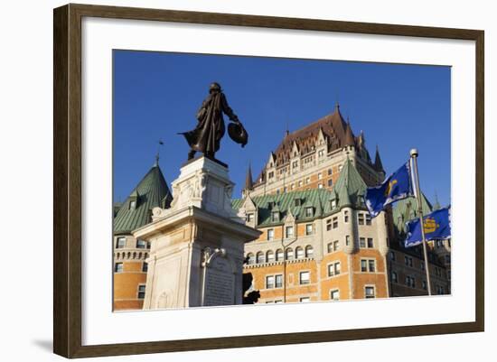 Canada, Quebec, Quebec City, Fairmont Le Chateau Frontenac hotel.-Jamie & Judy Wild-Framed Photographic Print