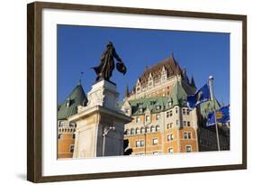 Canada, Quebec, Quebec City, Fairmont Le Chateau Frontenac hotel.-Jamie & Judy Wild-Framed Photographic Print