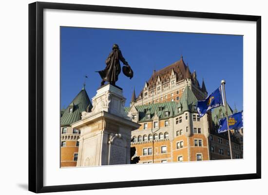 Canada, Quebec, Quebec City, Fairmont Le Chateau Frontenac hotel.-Jamie & Judy Wild-Framed Photographic Print